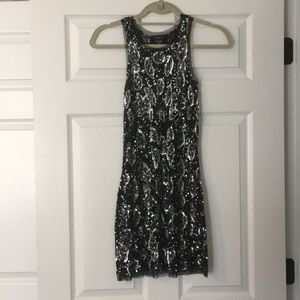 Black sheer Sequin dress or blouse